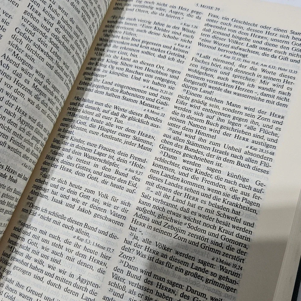 Die Bibel Martin Luthers Übersetzung Deutsch German Bible Green Hardcover 1985